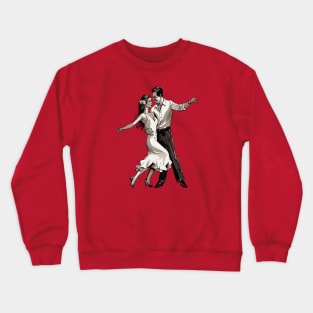 Couple Dancing Happy Vibe Crewneck Sweatshirt